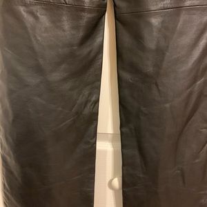 Leather pants. Authentic. NWT. Size 8 .